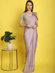 Grancy Sequinned Detailed Ready to Wear Saree