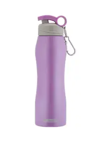 Dubblin Handy Violet & Grey Stainless Steel BPA Free Sipper Water Bottle 750 ml