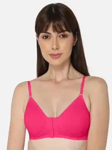 intimacy LINGERIE Medium Coverage Non Padded Cotton Bra With All Day Comfort