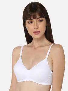 intimacy LINGERIE Medium Coverage Lightly Padded Cotton T-shirt Bra With All Day Comfort
