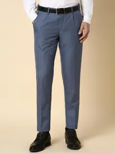 Allen Solly Men Slim Fit Pleated Formal Trousers