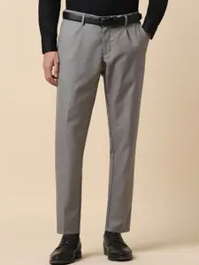 Allen Solly Men Slim Fit Pleated Formal Trouser