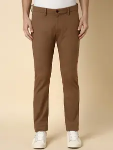 Allen Solly Men Ultra Slim Fit Mid Rise Trousers