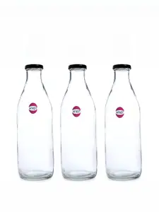Afast Transparent 3 Glass Water Bottle 350 ML