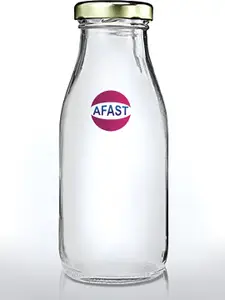 Afast Transparent Glass Water Bottles 350 ml