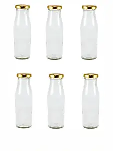 Afast Transparent 6 Pieces Glass Water Bottle 350 Ml