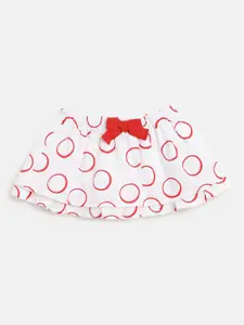 Chicco Infants Girls Geometric Printed A-Line Skirt