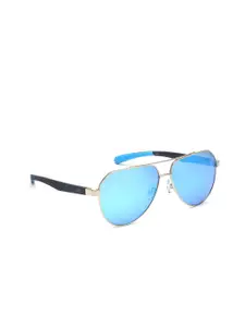 IDEE Men Aviator Sunglasses with UV Protected Lens IDS2998C4SG
