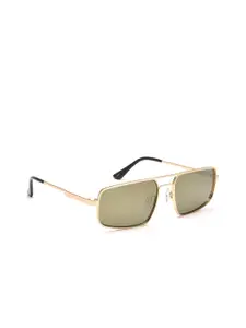 IDEE Men Rectangle Sunglasses with UV Protected Lens IDS3003C4SG
