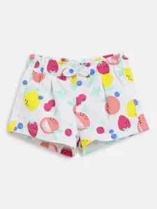 Chicco Girls Conversational Printed Cotton Shorts