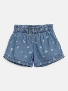Chicco Girls Abstract Printed Cotton Shorts