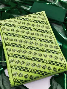 MANVAA Embroidered Glaze Cotton Unstitched Dress Material