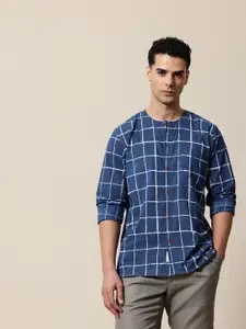 Mr Bowerbird Dabu Hand Block Printed Organic Cotton Opaque Casual Shirt