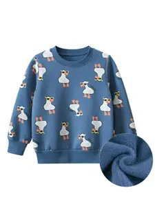 StyleCast Boys Blue Graphic Printed Pullover Sweatshirt