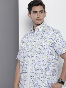 Tommy Hilfiger Men Pure Cotton Floral Printed Casual Shirt