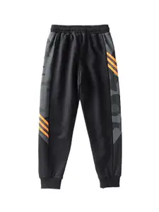 StyleCast Boys Black High-Rise Easy Wash Trousers