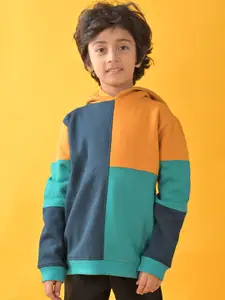 Anthrilo Boys Colourblocked Fleece Sweatshirt
