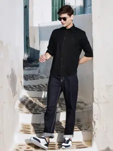 Nautica Men Slim Fit Opaque Semiformal Shirt