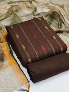 MANVAA Striped Woven Design Unstitched Dress Material