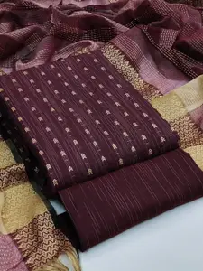 MANVAA Ethnic Motifs Woven Design Unstitched Dress Material