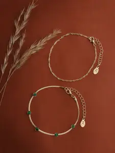 Accessorize Stone-Studded Anklet