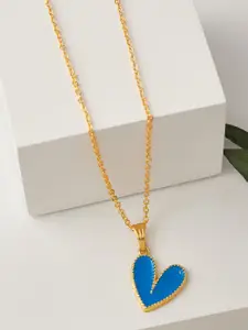 DressBerry Gold-Plated Pendant With Chain