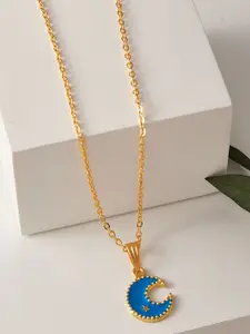 DressBerry Gold-Plated Pendant With Chain