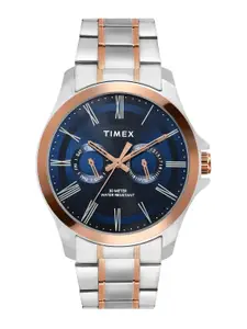 Timex Men Stainless Steel Straps Analogue Watch TW000X131