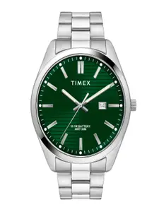 Timex Men Stainless Steel Bracelet Style Straps Analogue Watch TWTG10409