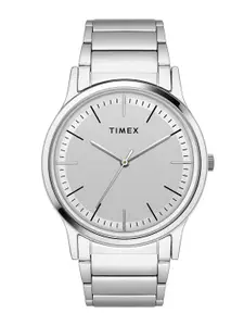 Timex Men Stainless Steel Bracelet Style Straps Analogue Watch
