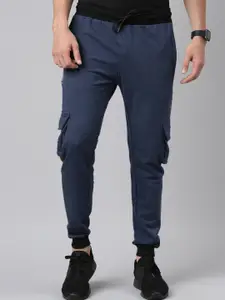 MADSTO Men Cotton Mid-Rise Joggers