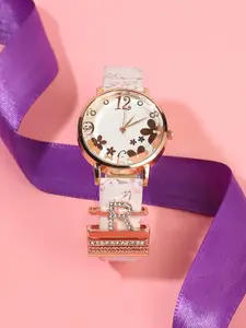 HAUTE SAUCE by  Campus Sutra Round Analog Watch With R Watch Charm