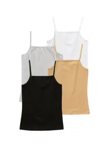 BAESD Girls Pack Of 4 Non Padded Camisoles
