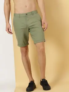Thomas Scott Men Linen Cotton Slim Fit Shorts