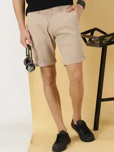 Thomas Scott Men Linen Cotton Slim Fit Shorts