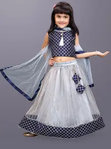 BAESD Girls Embroidered Ready to Wear Lehenga & Blouse With Dupatta