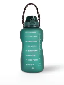 Solara Motivational Sipper Water Bottle, Hunter Green- 3.8Liter
