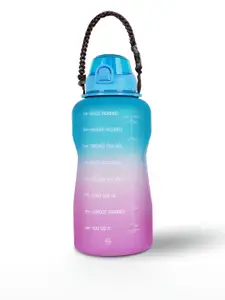 Solara Motivational Sipper Water Bottle Blue & Fuchsia 3.8 L