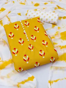 MANVAA Ethnic Motif  Printed Unstitched Dress Material