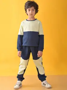 Anthrilo Boys Navy Blue Top with Trousers