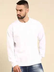 recast Oversized Drop shoulder Pure Cotton Pullover Sweatshirt