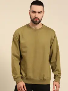 recast Oversized Drop shoulder Pure Cotton Pullover Sweatshirt