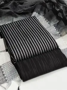 MANVAA Striped Unstitched Dress Material