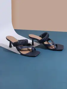 Mochi Open Toe Kitten Heels