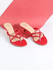 Mochi Embellished Kitten Heels