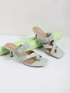 Mochi Open Toe Kitten Heels