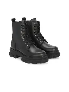 Delize Women Mid-Top Chunky Boots