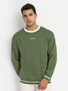 Bloopers Store Round Neck Cotton Oversized Sweatshirt