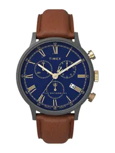 Timex Men Leather Straps Analogue Watch TW2U88200UJ