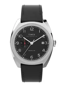 Timex Men Leather Straps Analogue Watch TW2V62100U9